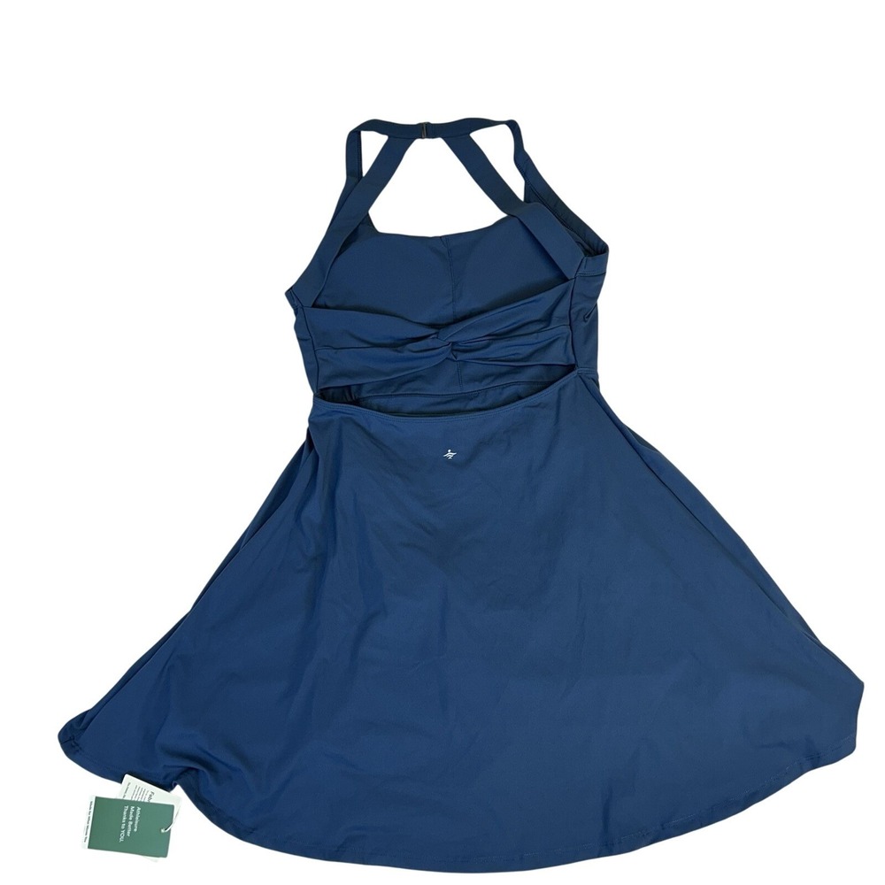 Halara Blue Softlyzero™ Airy Backless Twisted Coo… - image 7